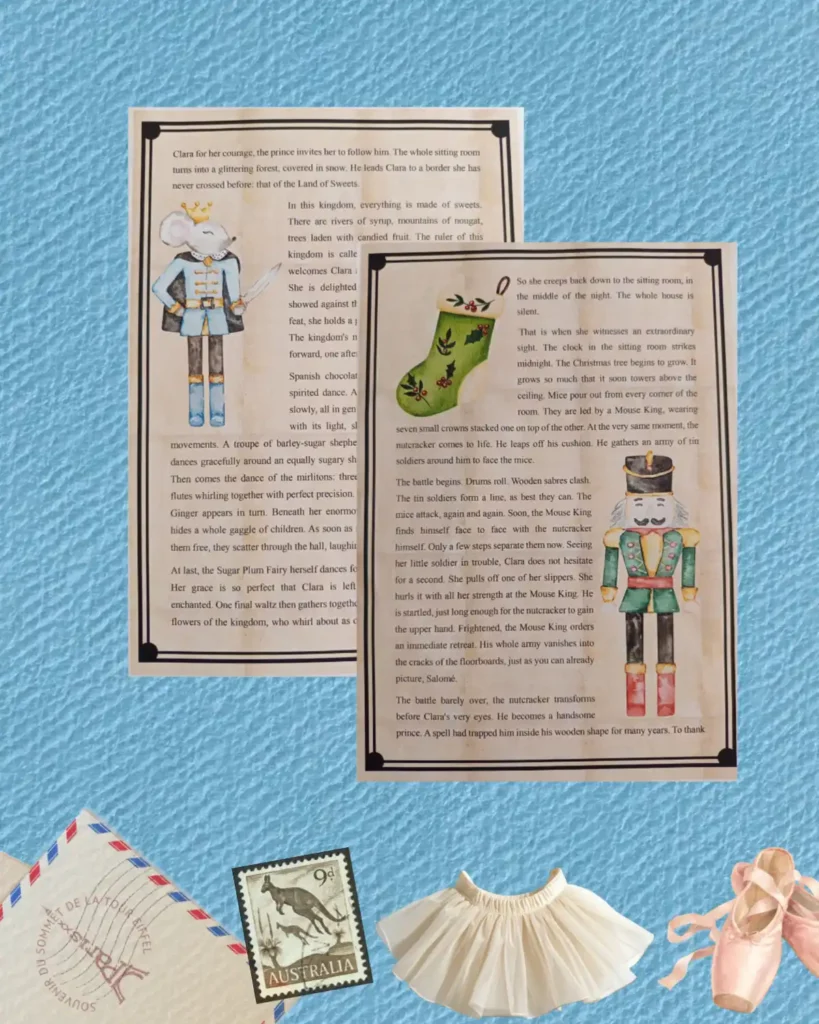 Grandes ballets, carta ilustrada de Escargot Post: foto 1
