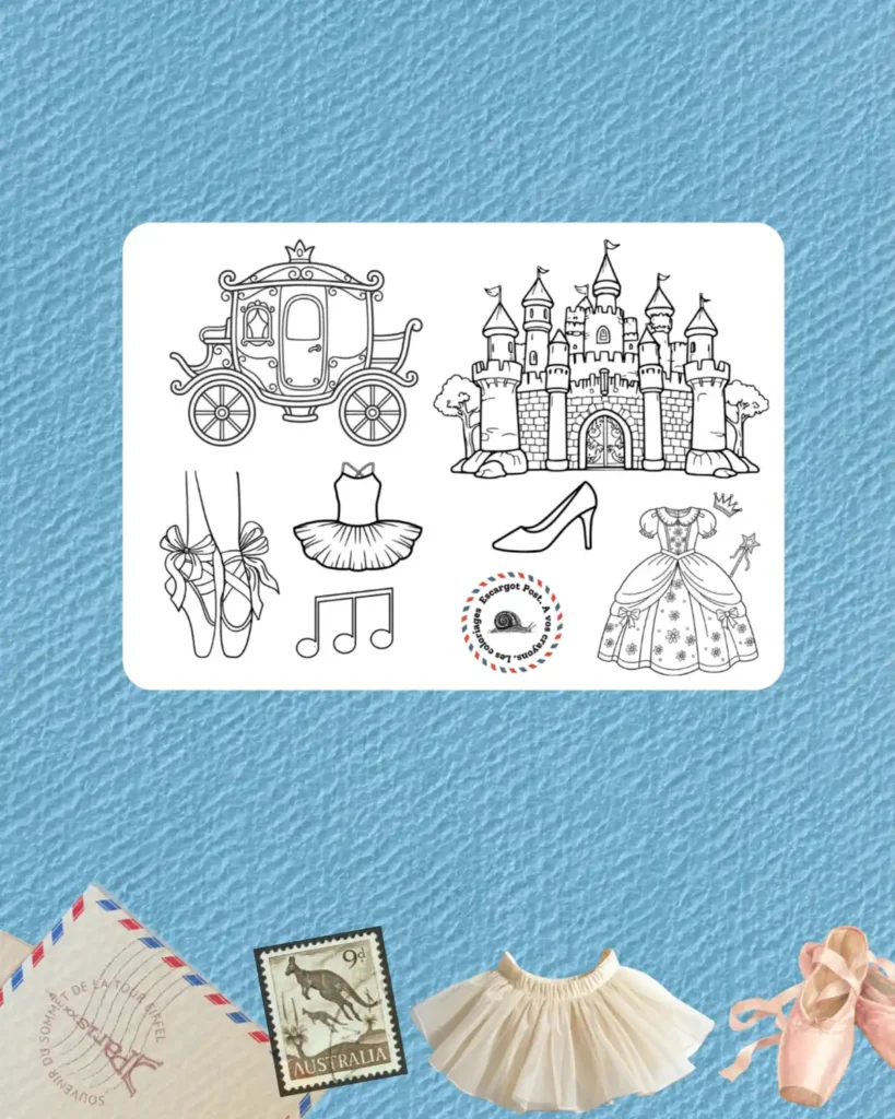 Grandes ballets, carta ilustrada de Escargot Post: foto 6