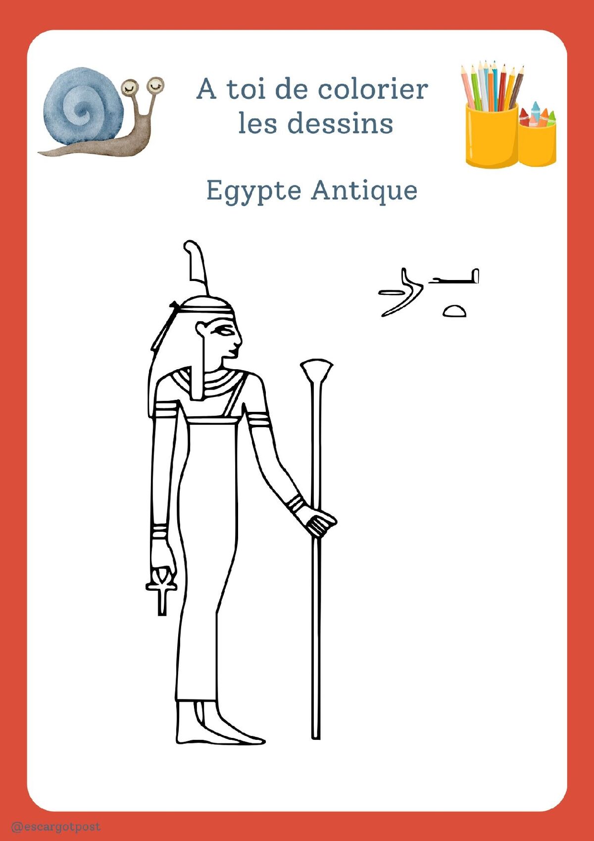 Dibujo Antiguo Egipto n.º 3